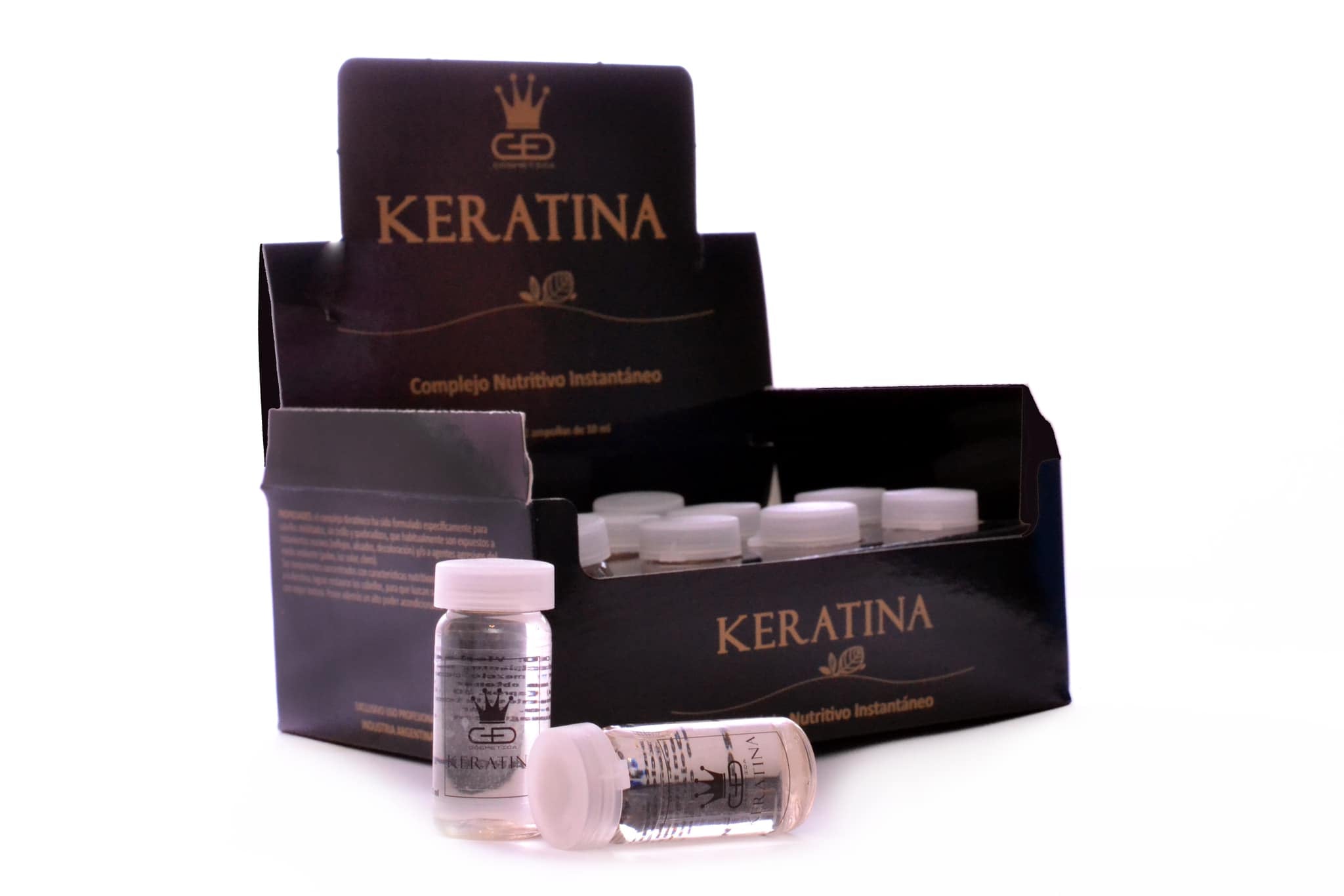 Ampollas de Keratina x 10 ml - 12 Uni.