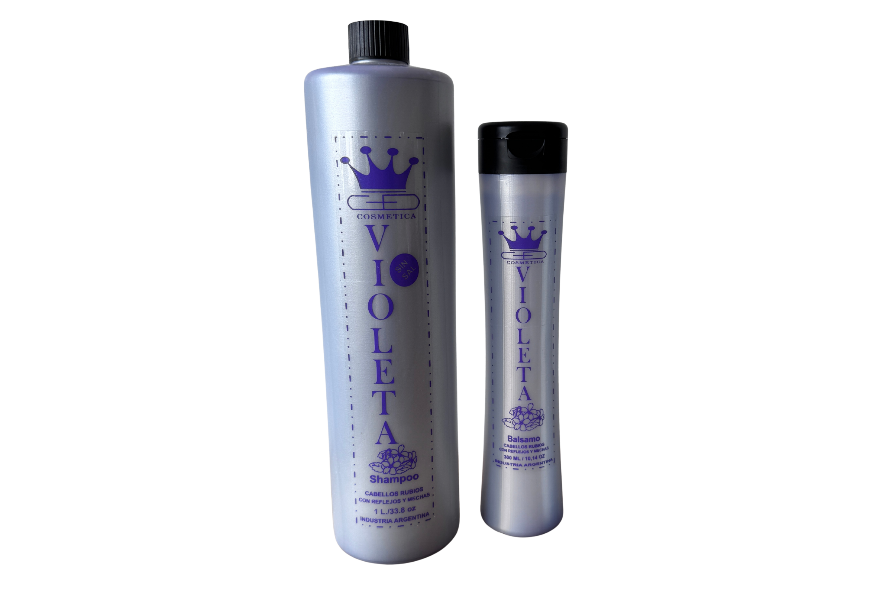 Shampoo Matizador VIOLETA x 1L  + Balsamo x 300 cc