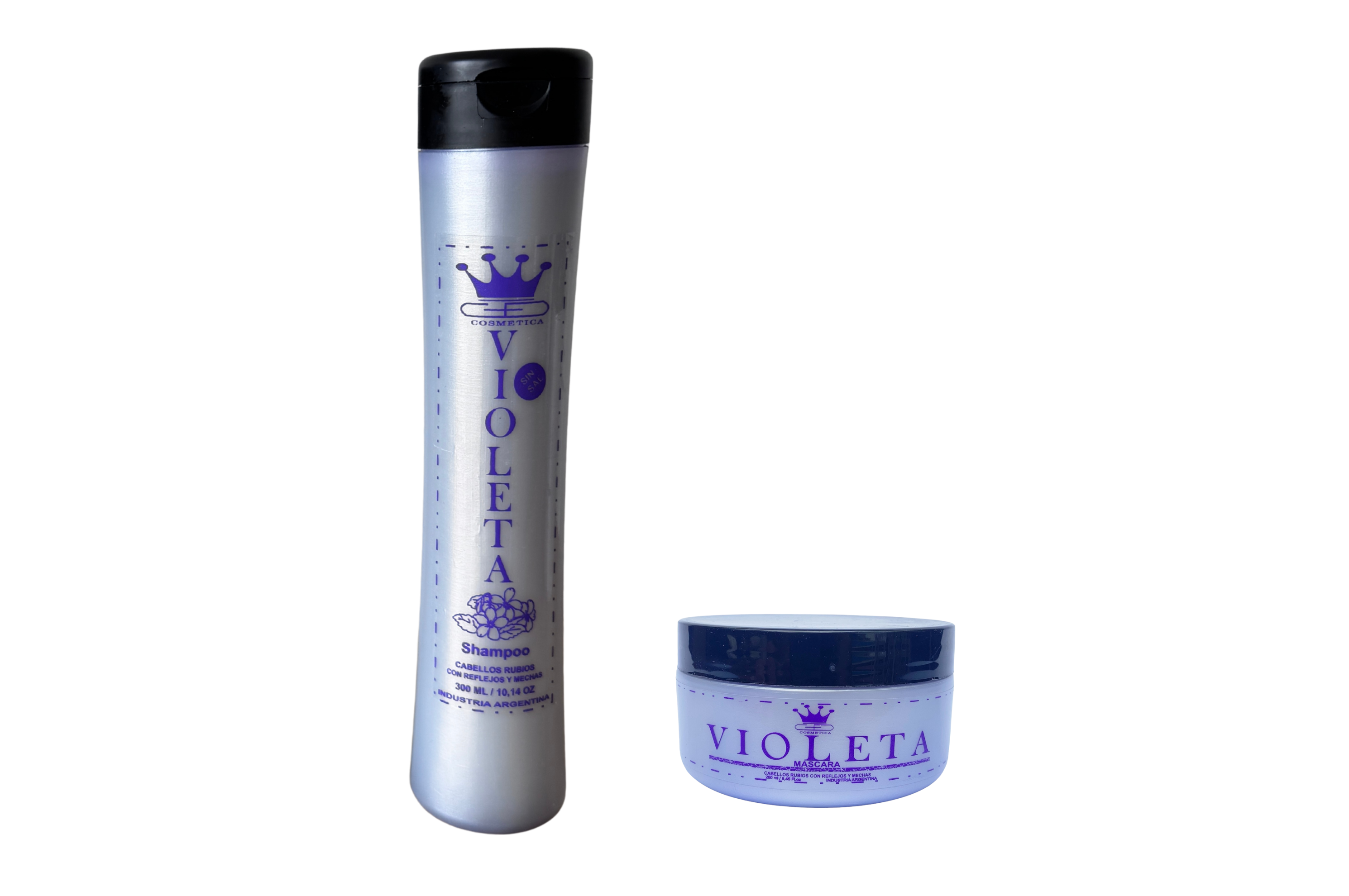 Shampoo Matizador VIOLETA x 300 + Mascara x 250 cc