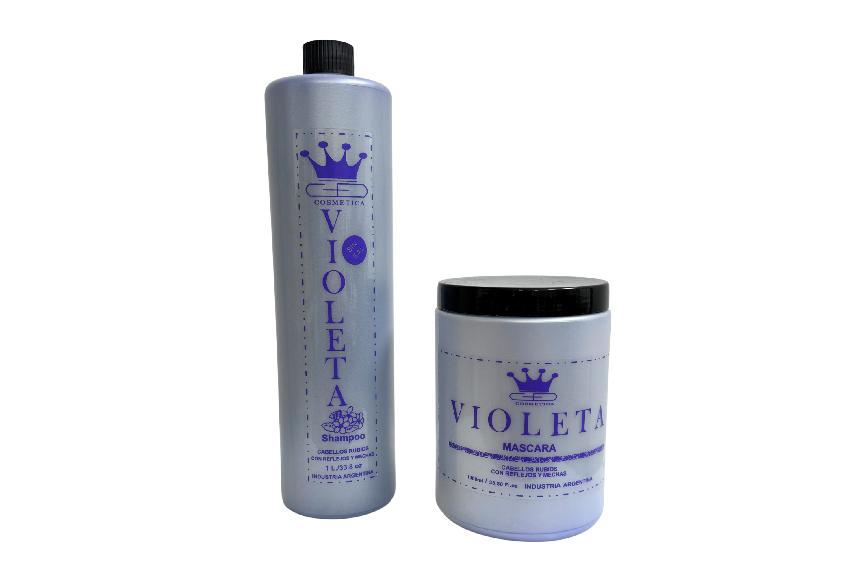 Combo Matizadores VIOLETA x 1L + Mascara x Kg